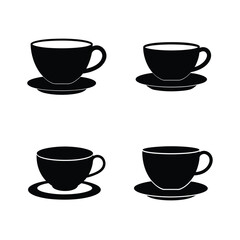 set of coffee cups
