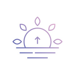 Obraz premium Sunrise Vector icon