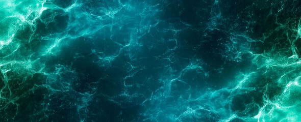 Fototapeta premium Abstract teal gradient on black background creates mesmerizing visual effect, evoking feelings of calmness and depth. vibrant colors blend seamlessly, enhancing overall aesthetic
