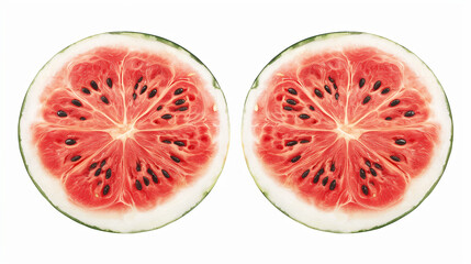 Detailed cross-section of a natural seashell showcasing intricate geometric patterns and a mesmerizing spiral structure, isolated on a clean white background.