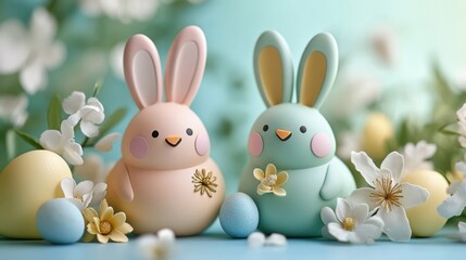 Obraz premium Spring Easter celebration