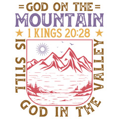 God on the mountain is still god in the valley 1 kings 20:28
