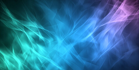 Obraz premium vibrant blue and black gradient background with flowing abstract patterns, creating sense of depth and movement. colors blend seamlessly, evoking calm and serene atmosphere
