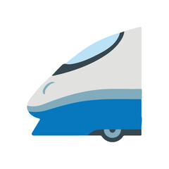 High speed train vector illustration. 