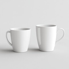 Obraz premium Versatile cup and mug mockup PNG no background