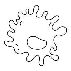 Dendritic Antigen Cell Icon. Antigen-Presenting Cell in Immunology