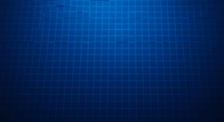 A blue background with a subtle grid pattern creating a technological or futuristic aesthetic design