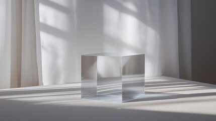 Transparent acrylic display box