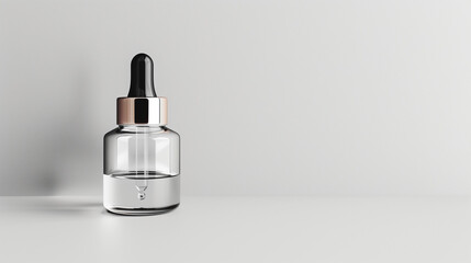 A modern white coffee machine rests on a clean countertop in a minimalist kitchen setting, with ample copy space.