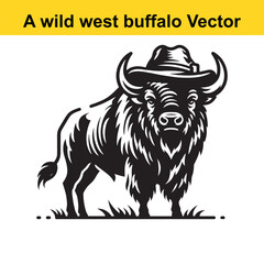 a wild west buffalo