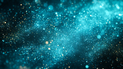 Teal, green, and blue grainy color gradient background with glowing noise texture. Cover, header, or poster design, perfect for photo stock use
