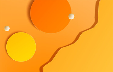 3d rendering, Abstract minimal stage for product display present background, vector illustration.