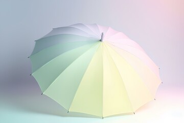 pink and blue umbrella