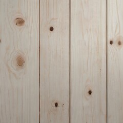 Fototapeta premium Neat wooden table, white tone background, light studio feel