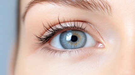 Obraz premium Close-up of a woman's eye