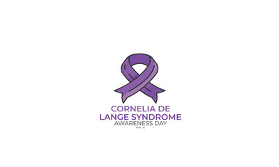 Cornelia De Lange Syndrome Awareness Day. background, banner, card, poster, template. Vector illustration.