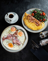 breakfast with coffee