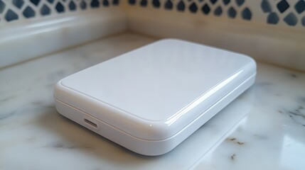 Portable white charging case
