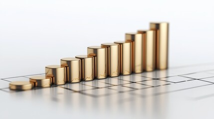 Stock market trading analysis with candlestick charts. Graphs displaying investment success and market fluctuations.