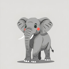 Fototapeta premium Elefante Gris