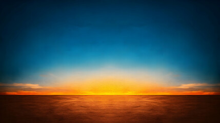 Fototapeta premium Dramatic Sunset Over Dusty Landscape