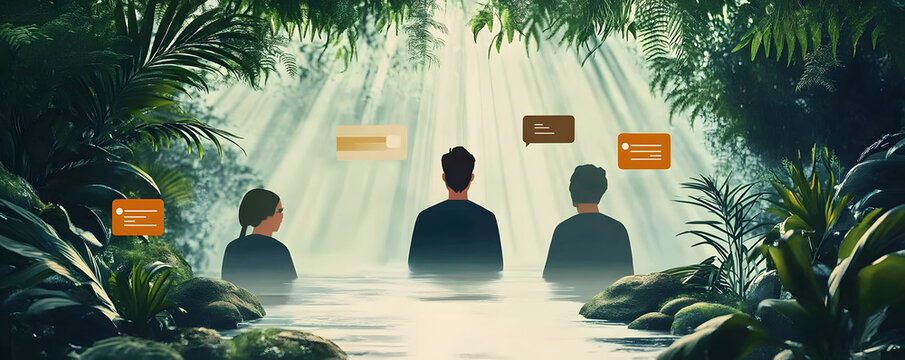 Interactive Onboarding Portal Digital platform for new hires, human resources development onboarding, providing access to essential resources and training materials, illustration