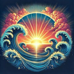 Sunrise Waves symbolizing new beginnings