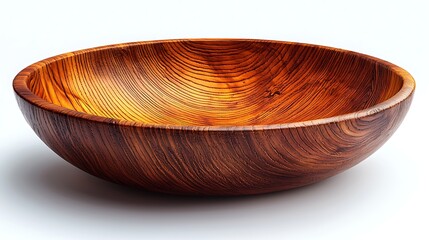 wooden bowl on wooden background