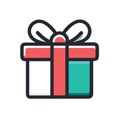 gift box on white background