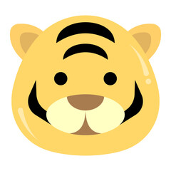 Cute Tiger Flat