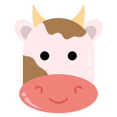 Cute Cow Flat