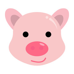 Cute Pig Flat
