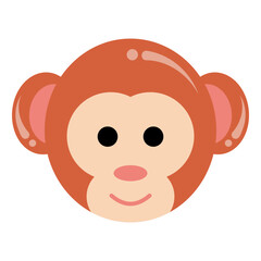 Cute Monkey Flat