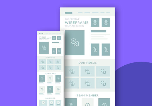 Wireframe Template Layout