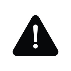 Caution alarm, danger sign collection, attention vector icon, yellow, red and black fatal error message element, exclamation mark of warning attention icon