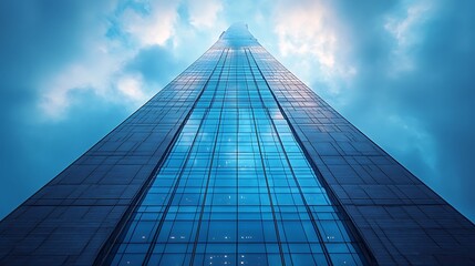 Sky touching city tower majestic architecture high resolution wallpaper