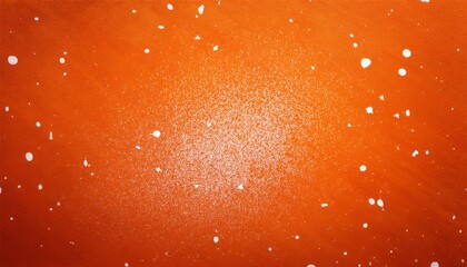 Abstract orange background with white spots