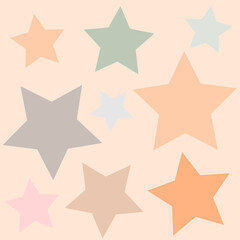 Background with stars. Vector illustration.