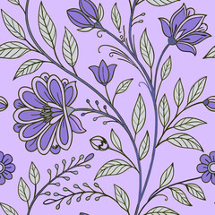 Floral Seamless Vector