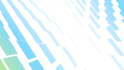 Bright blue and white angled pattern with high contrast.