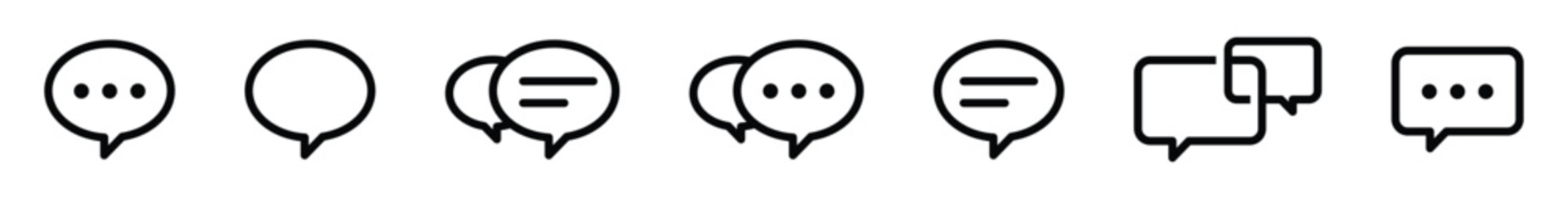 bubble chat icons.eps