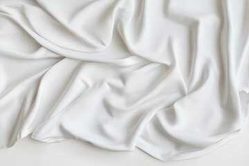 Obraz premium White Fabric Texture Background