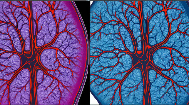 Coronary angiogram and PTCA or PCI of LAD of left coronary artery during cardiac catheterization with contrast dye. Abnormal findings. Colour adjust. Stenting.