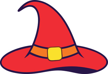 witch hat vector Vector