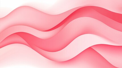 Abstract, flowing pink waves design.