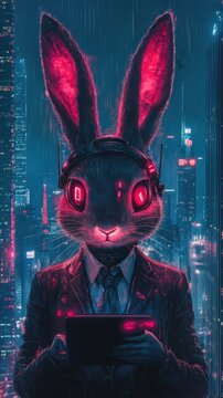 Cyberpunk Rabbit Executive