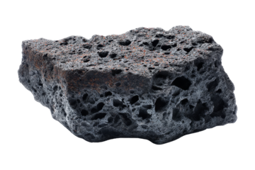 Isolated volcanic rock nature close-up