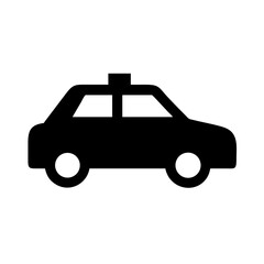 Illustration of a black car vehicle automobile transport travel drive journey graphic design icon symbol