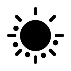 Sun sunshine sunlight sunrise sunset light bright sunny day weather forecast summer hot rays icon