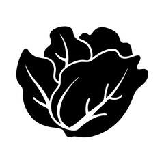 Discover fresh lettuce vector illustration, healthy food, leafy greens, salad ingredient, diet icon, raw food, vegetable clip art